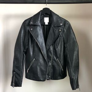 H&M | Biker Jacket | Faux Leather